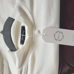 Women's Light Weight Mock Turtle Neck Sweater, White, Sz. Lg. NWT's